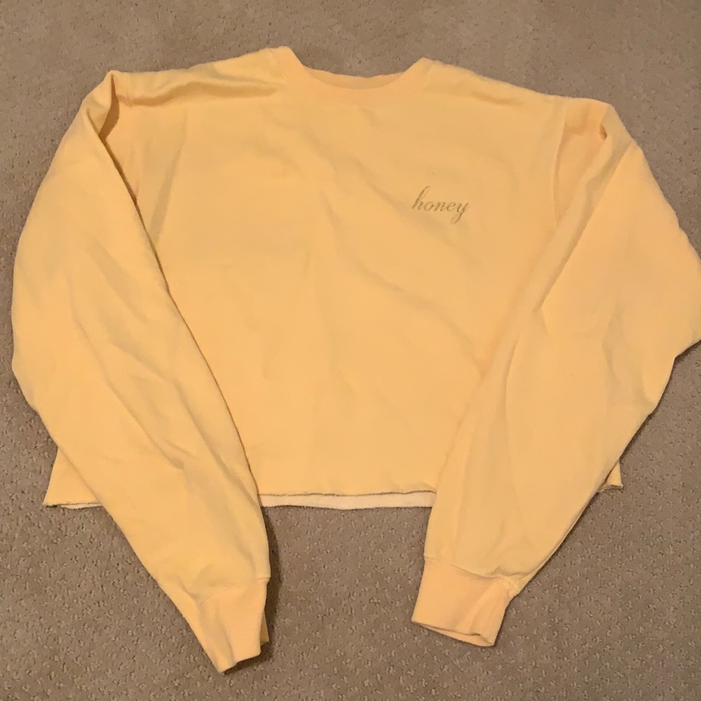John Galt/ Brandy Melville Honey Yellow Sweatshirt